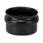 SCARICO CONDENSA CIECO P\STUFA PELLET D  8CM NERO OPACO