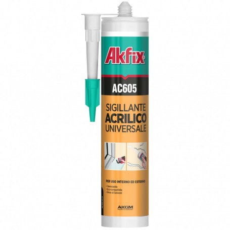 AKFIX CARTUCCIA SILIC.ACRIL. AC605 B.CO 310ML