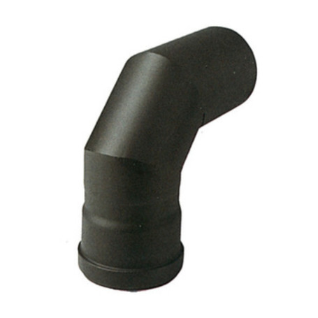 GOMITO P\STUFA A PELLET 90 ATTACCO MF D 10 CM NERO OPACO