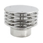 TERMINALE INOX A LAMELLA D 10 CM