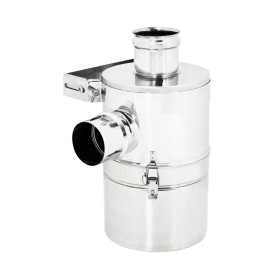 ABBATTITORE FUMI AD ACQUA INOX AISI 304 D  8 CM