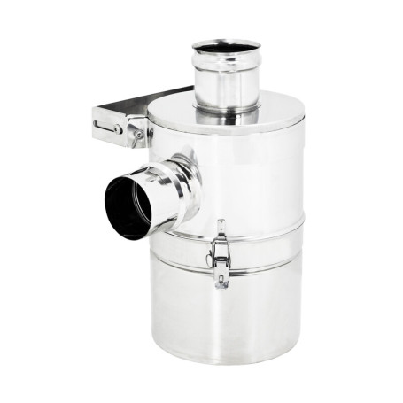 ABBATTITORE FUMI AD ACQUA INOX AISI 304 D  8 CM