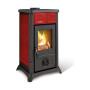 STUFA LEGNA  6 KW GEMMA BORDEAUX
