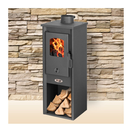 STUFA LEGNA  5.3 KW BERNA LUX S ANTRACITE