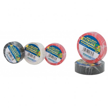 NASTRO ISOLANTE BIANCO MM.19 (MT.25)*