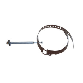 COLLARE P\TUBO STUFA D 8\14 CM NERO