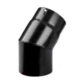 GOMITO PLUS PORCELLANATO 45 D 12 CM NERO OPACO