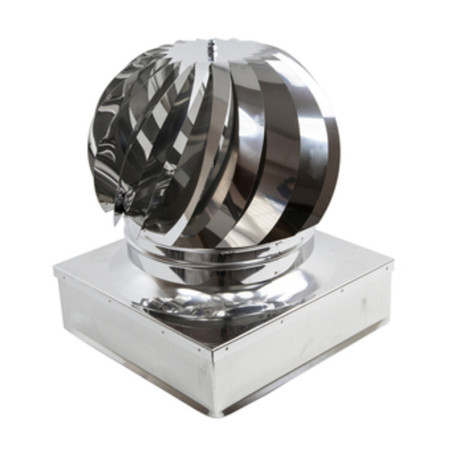 FUMAIOLO TURBO INOX AISI 304 C\CUSCINETTI 30X30 CM