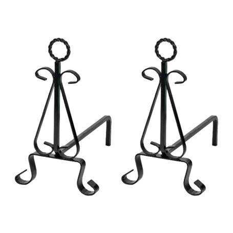 COPPIA ALARI C\ANELLO 1085