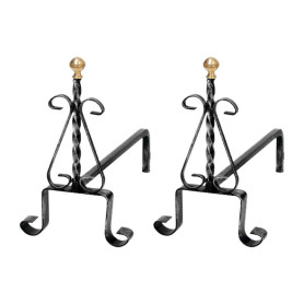 COPPIA ALARI TORCIGLIONE 1093\40