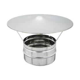 FUMAIOLO FISSO ACCIAIO ZINCATO D 12 CM