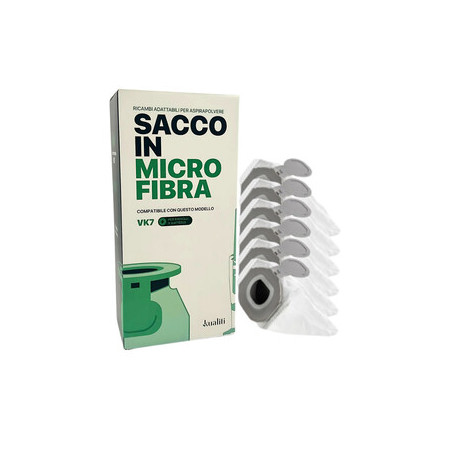 RICAMBIO FOLLETTO SACCO IN MICROFIBRA VK7 PZ.6