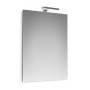 SPECCHIO A FILO  60X80 CM C\LAMPADA LED 18 CM