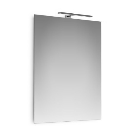 SPECCHIO C\TELAIO  60X80 CM LAMPADA LED 30 CM