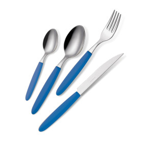 POSATE LIGHT BARATTOLO PZ.24 BLU 285 18\0