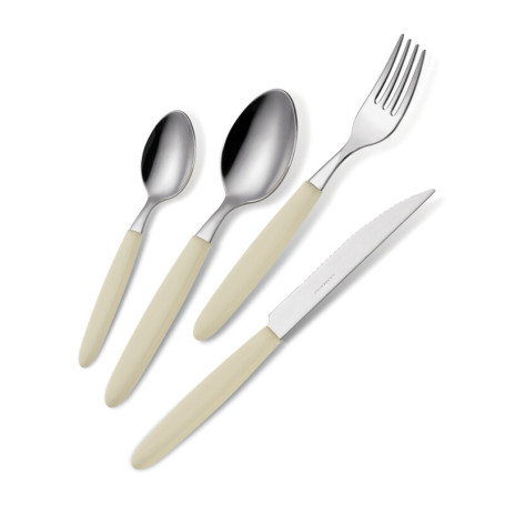 POSATE LIGHT BARATTOLO PZ.24 AVORIO 614 18\0