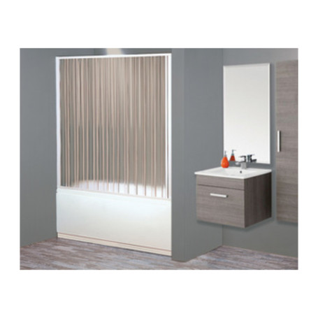 PARETE VASCA A SOFFIETTO 1 LATO 170-140XH150 CM