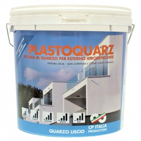 PITTURA AL QUARZO 'PLASTO QUARZ' DA LT.14