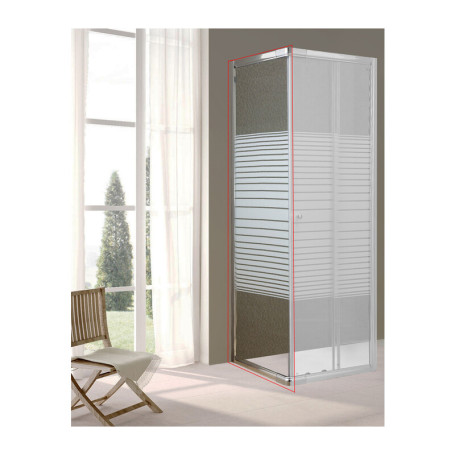 PARETE FISSA CRISTALLO TRASP. SER. 6 MM 74\80 CM LUSSO