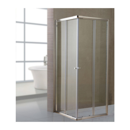 PARETE FISSA CRISTALLO TRASP. 6 MM 64\70 CM LUSSO