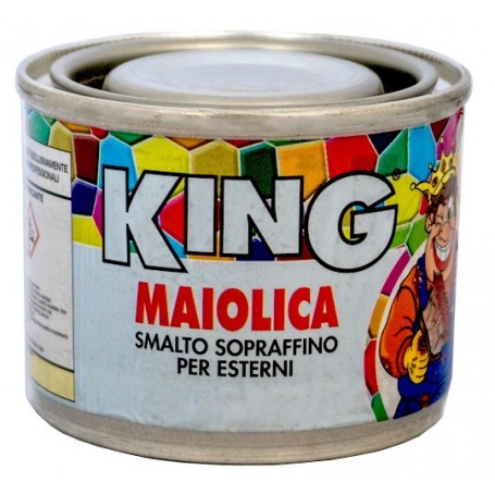 SMALTO "MAIOLICA" ALLUMINIO 345 GR.100