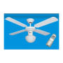 VENTILATORE A SOFFITTO 60W 3 VEL C\TELEC+LUCE D 105 BCO