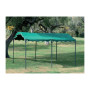 GAZEBO ACCIAIO CAR PORT 3X4M DAMASCO VERDE