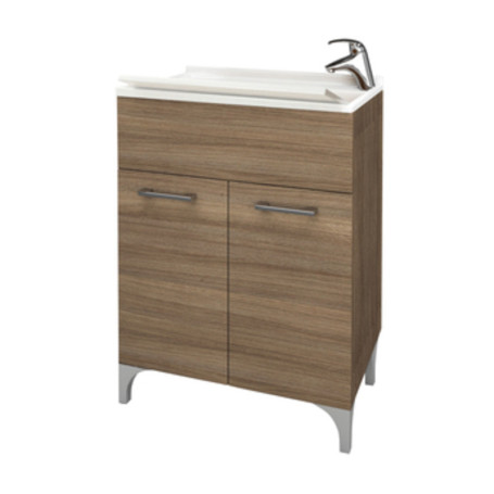 LAVATOIO LEGNO 60X50 CM ROVERE FUMO