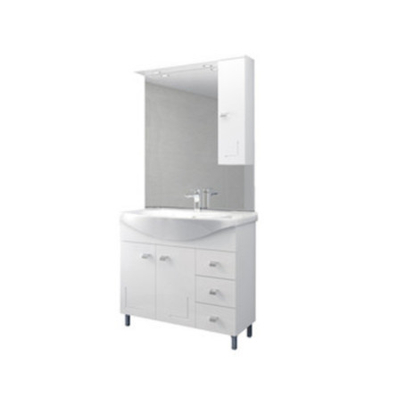MOBILE BAGNO EVA 105 COMPLETO BIANCO