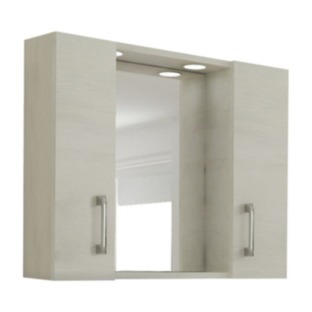 SPECCHIO DA BAGNO 960 A 2 ANTE ROVERE BIANCO