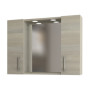 SPECCHIO DA BAGNO 960 A 2 ANTE ROVERE GRIGIO