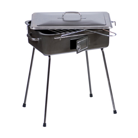 BARBECUE IN LAMIERA FORNACETTA RETTANGOLARE