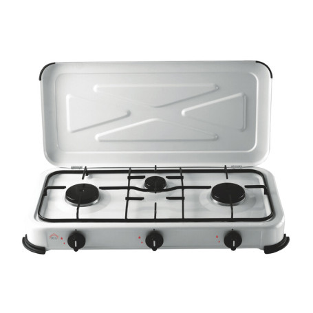 FORNELLO A GAS 3 FUOCHI C\COPERCHIO 4