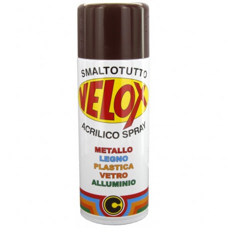 VELOX SPRAY ACRILICO MARRONE CIOCC. RAL 8017