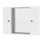 SPECCHIO DA BAGNO 198 A 2 ANTE BIANCO