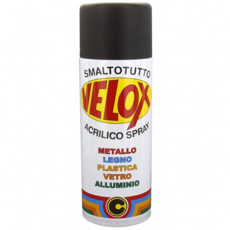 VELOX SPRAY ACRILICO NERO OPACO RAL 9005