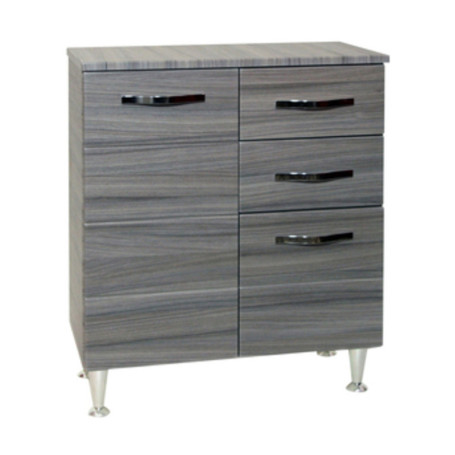 BASE ANTONELLA 2 ANTE + 2 CASSETTI 80 PALISSANDRO