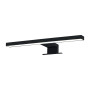 APPLIQUE DA BAGNO LED 30 CM NERO LAMPO