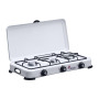 FORNELLO A GAS 3 FUOCHI C\COPERCHIO CAMPING  MULTIFIRE 3