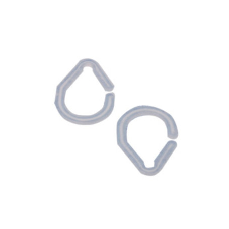 ANELLI P\TENDA DOCCIA TRASPARENTE 16 PZ