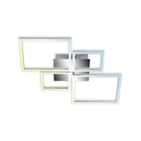 PLAFONIERA LED FRAME 37 W CCT CM 75X47 ALLUMINIO