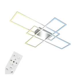 PLAFONIERA LED FRAME 42 W CCT CM 99X70 ALLUMINIO