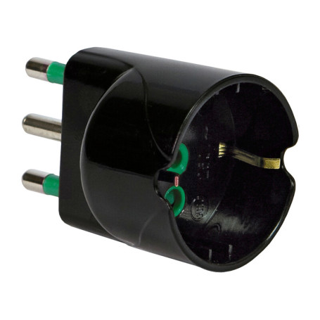 FME 82.611 ADATTATORE 16A 2P+T SCHUKO GARANTI NERO