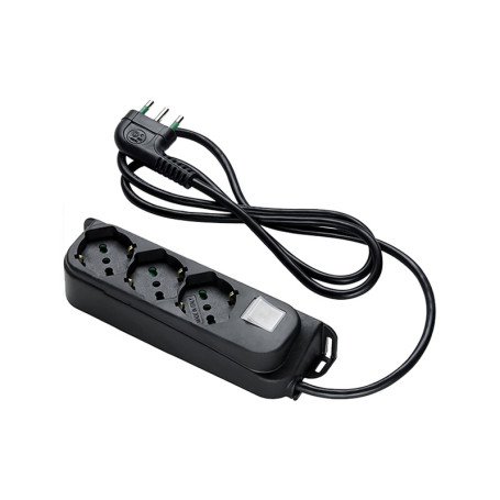 FME 47.461 MULTIPRESA 3P BIP\SC+INT NERO