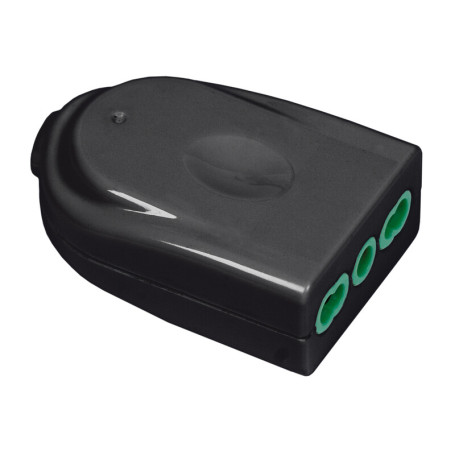 FME 82.571 PRESA BIPASSO 16A 2P+T GARANTI NERO