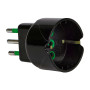 FME 82.601 ADATTATORE 10A 2P+T-SCHUKO GARANTI NERO