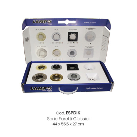 ESPOSITORE VALIGIA FARETTI DA INCASSO