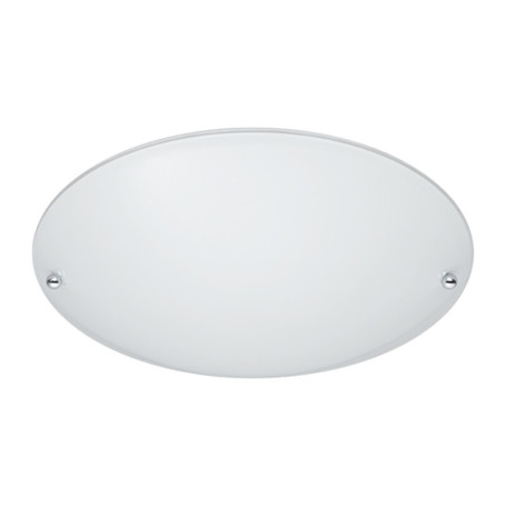 PLAFONIERA LANA VETRO SATINATO E27 D 25 CM