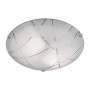 PLAFONIERA SANDRINA GRANIGLIA RIGHE TRASP. D.40