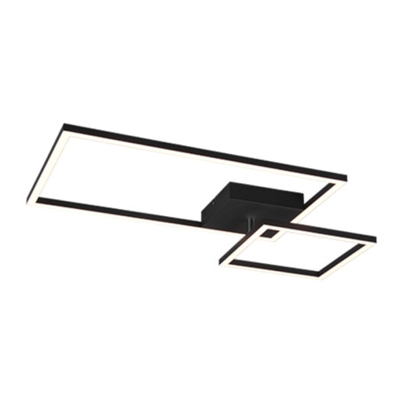 PLAFONIERA LED PADELLA C\SNODO 25W 4000K NERO